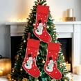 thumbnail image 5 of JeashCHAT Christmas Stockings Christmas Character Snowman Xmas Stocking Large Gift Bags Candy Bags Socks for Kids Christmas Decorations, 5 of 6