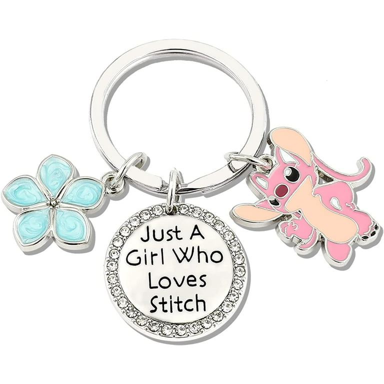 kefeng jewelry Stitch Keychains Ohana Means Family Friendship Gift