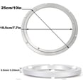 thumbnail image 2 of Polished Ball Bearing Heavy Duty Swivel Turntable, Lazy Susan Rotating Bearing For Effortless Furniture Rotation In Your Home (25 X 25 X 0.85 Cm), 2 of 5