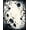 Gray, Pattern 2, variant on ODIKA 4'x6' Machine Washable Non-Slip Area Rug, Elegant Gothic Floral Non Slip Pile High Traffic Rug, Black, 83796