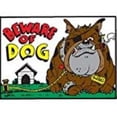 thumbnail image 2 of HY-KO 20542 Novelty Sign, BEWARE OF DOG, Red/Yellow Legend, 2 of 2