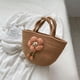 thumbnail image 4 of Bolso de hombro tejido para mujer • Bolsa grande de poliéster multicolor • Bolso casual para desplazamientos diarios 28x25x11cm • Regalo de almacenamiento ligero, duradero y elegante, 4 of 6