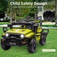 thumbnail image 6 of 1 Plastic + MetalBaby Car Bdm0936G Small Off-Road 12V4.5Ah LongweiMotor 390#*2Drive 12V500Ma Positive Energy, 6 of 9