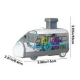 thumbnail image 3 of ChicYu Luminous High-Speed Train Toy Car,Push-and-Go Railway Model with Glowing Wheels and Realistic Track Simulation for Early Exploration White, 3 of 5