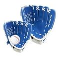 thumbnail image 3 of Guantes de receptor de béisbol, guantes de béisbol de lanzador de campo interior, , campo interior de patio trasero Azul Sharpla guantes de beisbol, 3 of 8