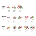 thumbnail image 5 of JMU Orthodontic Intra Oral Elastic Neon Non-Latex, 1/4" Heavy, Asorted Colors, 100/Bag, 5 of 6