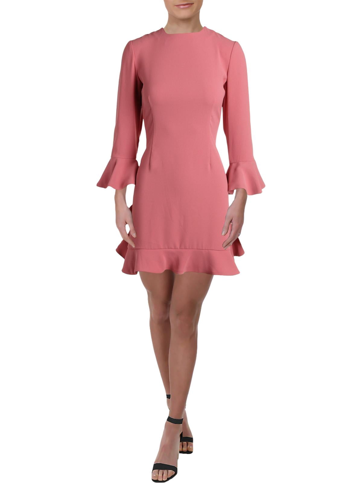 Jill Stuart Womens Ruffled Bell Sleeve 