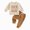H214-Khaki, variant on TOWED22 Toddler Baby Boy Fall Clothes Print Graphic Long Sleeve Sweatshirt Elastic Pants Cute Kids Winter Outfits