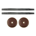 thumbnail image 2 of Milaget 2 Pcs Ceinture de Cymbale Instrument de Percussion Accessoire d'Instrument Sangle de Cymbale Brun Foncé, 2 of 9