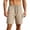 Khaki, variant on EOYWHK Men Running Shorts Quick Dry Elastic Waist Drawstring for Men Casual Jogging Shorts Soft Lightweight Activewear Daily Wear Outdoor Black L