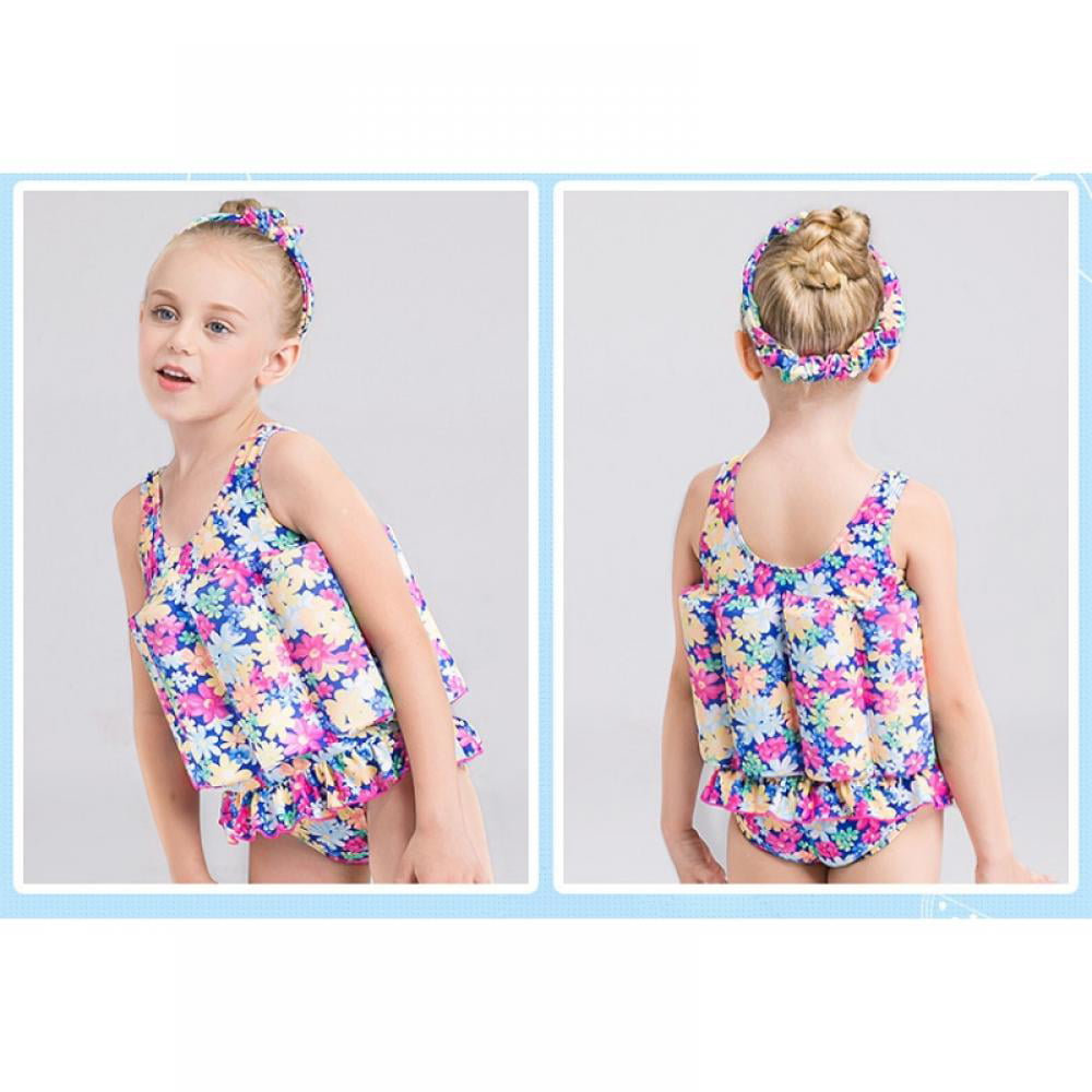 Details about   Kid's Onepiece Swim Vest Buoyancy Swimwear Float Suit Removable Buoyancy Sticks 