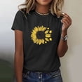 thumbnail image 2 of Blouses pour Femmes,Shorts pour Femmes,Blouse à Manches Courtes Imprimée pour Femmes, T-Shirt Drôle à Col Rond,Blouses pour Femmes Mode,Blouses à Manches Courtes pour Femmes, 2 of 5
