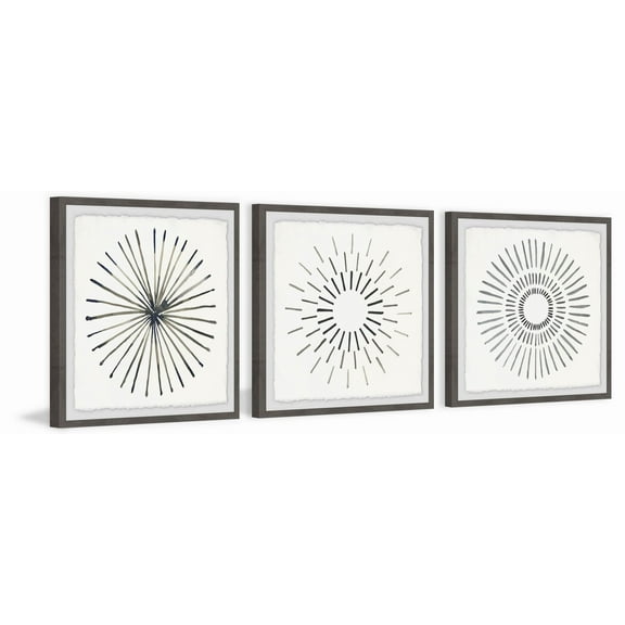 Marmont Hill Circle Lines II Triptych