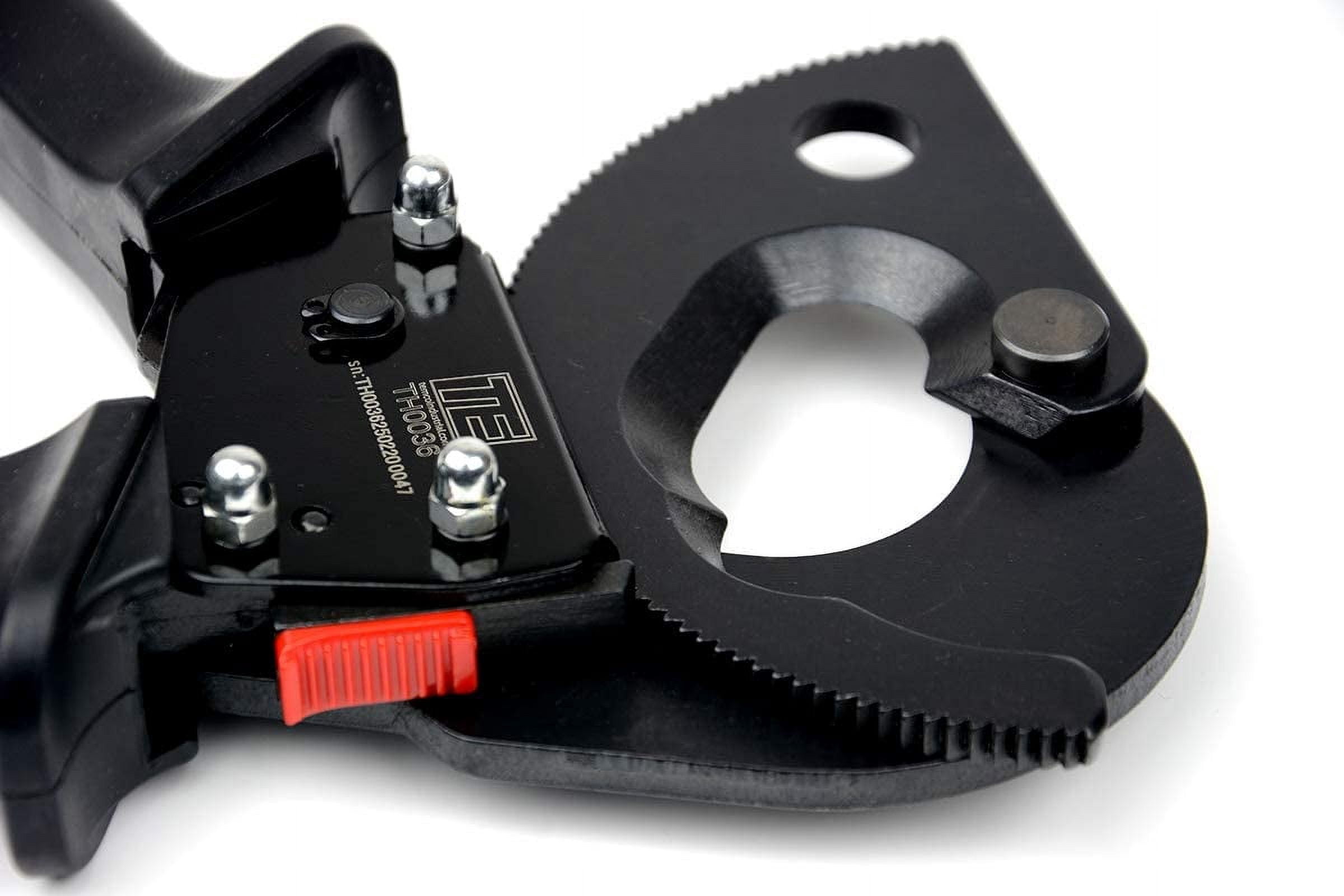 TEMCo TH0036 Ratcheting Wire & Cable Cutter for 1000 MCM Copper and Aluminum
