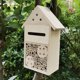 thumbnail image 2 of Muyoka Insecto de madera Casa de abeja Insecto de madera natural Hotel Refugio Jardín Nido Caja Muyoka Hogar, 2 of 7