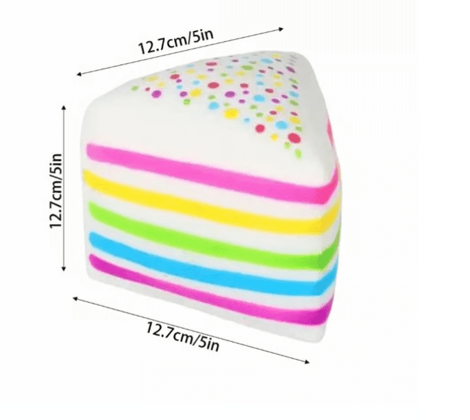 SmushMart Jumbo Squishy Cake-Slow-Rising Squishy Figure, Bread - Stress Relief Squeeze Ball