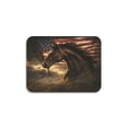 thumbnail image 3 of Qxltty American Flag Horse Dish Drying Mat Coffee Bar Mats Rubber Backed Absorbent Fit Under Pot and Dishes Racks 19.7x15.7in, 3 of 11