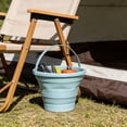 thumbnail image 4 of Thickened Portable Foldable Plastic Water Bucket, Space-Saving Collapsible Water Pail, Lightweight Durable Multi-Use Container for Car Washing, Fishing, Camping, Beach and Outdoor Activities, 4 of 7