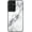 White, variant on Marble Motif Stained Glass Phone Case for Samsung Galaxy A04 E A14 A34 A54 5G 4G, Light and Thin Gorgeous Back Cover, Feel Comfortable Protective Shell(White,A34 5G)