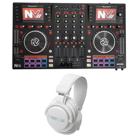 Numark NVII Intelligent Serato 4-Ch USB DJ Controller+Audio Technica