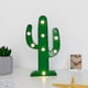 thumbnail image 2 of Cactus Horse Eye Sign Light, Warm White Led Light Tropical Green - Living Room, Bedroom Table, 2 of 5
