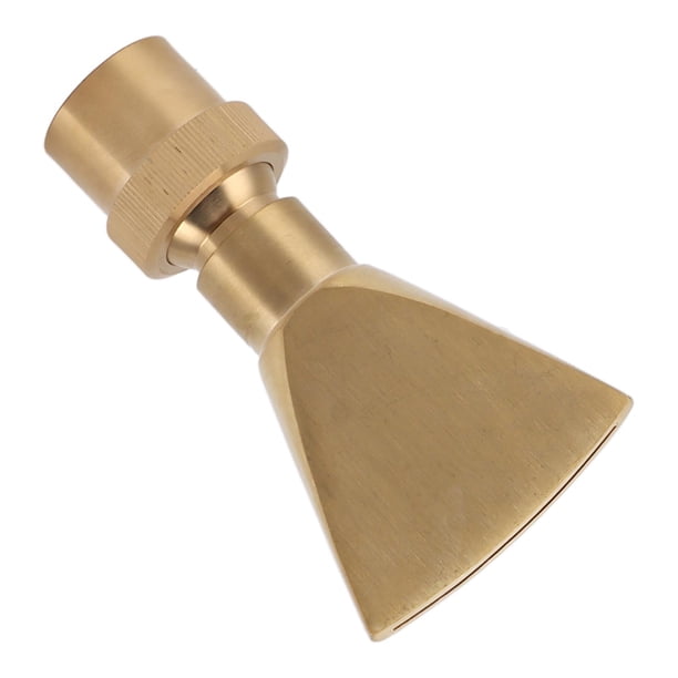 Boquilla de Fuente en Forma de Abanico Rociador de Agua Ajustable Material de Cobre Fácil Instalación para Riego de Jardines y Fuentes ANGGREK Otros