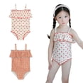 thumbnail image 5 of AJZIOJIRO Infant Baby Girls Summer One Piece Swimsuit UPF 50+ Sun Protection Swimwear Toddler Floral Bathing Suits 6M-8T, 5 of 8