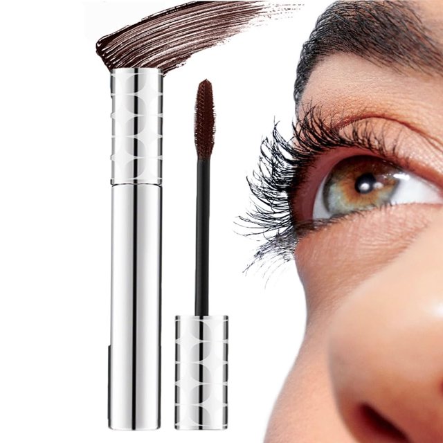Máscara de pestañas para mujeres mayores de 60 años. Aporta volumen y longitud a las pestañas finas. No se forman grumos. Resistente al agua. Maquillaje de ojos de larga duración.