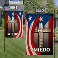 thumbnail image 3 of FLAGWIX Christian Flag - Faith over Fear in Spanish Puerto Rico Flag MLH2084Fv1 - Garden Flag (11.5" x 17.5"), 3 of 3