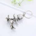 thumbnail image 2 of Fashion Skull Skeleton Keychain Rubber Keyring Keys Holder Handbag Decorations Hanging Pendant (Skateboard), 2 of 8