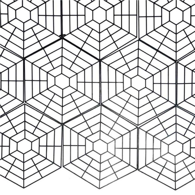 10 Pcs Protecteur de Poisson Hexagonal pour Étang Parc Filet Flottant pour Étang Jardin Parc