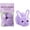 Purple, variant on Build a Bunny Easter Craft Kit (1/4 Pack), DIY Make Your Own Stuffed Fluffy Rabbit with Pom Poms and Felt Ears, Spring Party Favors Basket Stuffer