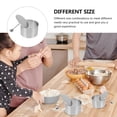 thumbnail image 3 of DEEPCRAFF 3Sets Stainless Steel Cold Dish Mold Round Kitchen Decoration Supplies Silver, 3 of 7
