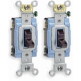 thumbnail image 1 of Interruptor Leviton CS120-2, 20 amperios, 120/277 V, color marrón, paquete 2, 1 of 1