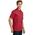 thumbnail image 4 of Sport-Tek Embossed PosiCharge Tough Polo-L (Deep Red), 4 of 6