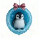 thumbnail image 1 of YiJuHui 2pcs Arctic Animals Christmas Ornament Set, Glittering Bauble with Realistic Wildlife Figurines, Festive Holiday Tree Decor for Winter Wonderland Theme, 1 of 4