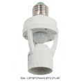 thumbnail image 2 of WDOplteas Convertidor casquillo E27 base lámpara 110-240V con interruptor bombilla con Sensor, 2 of 9
