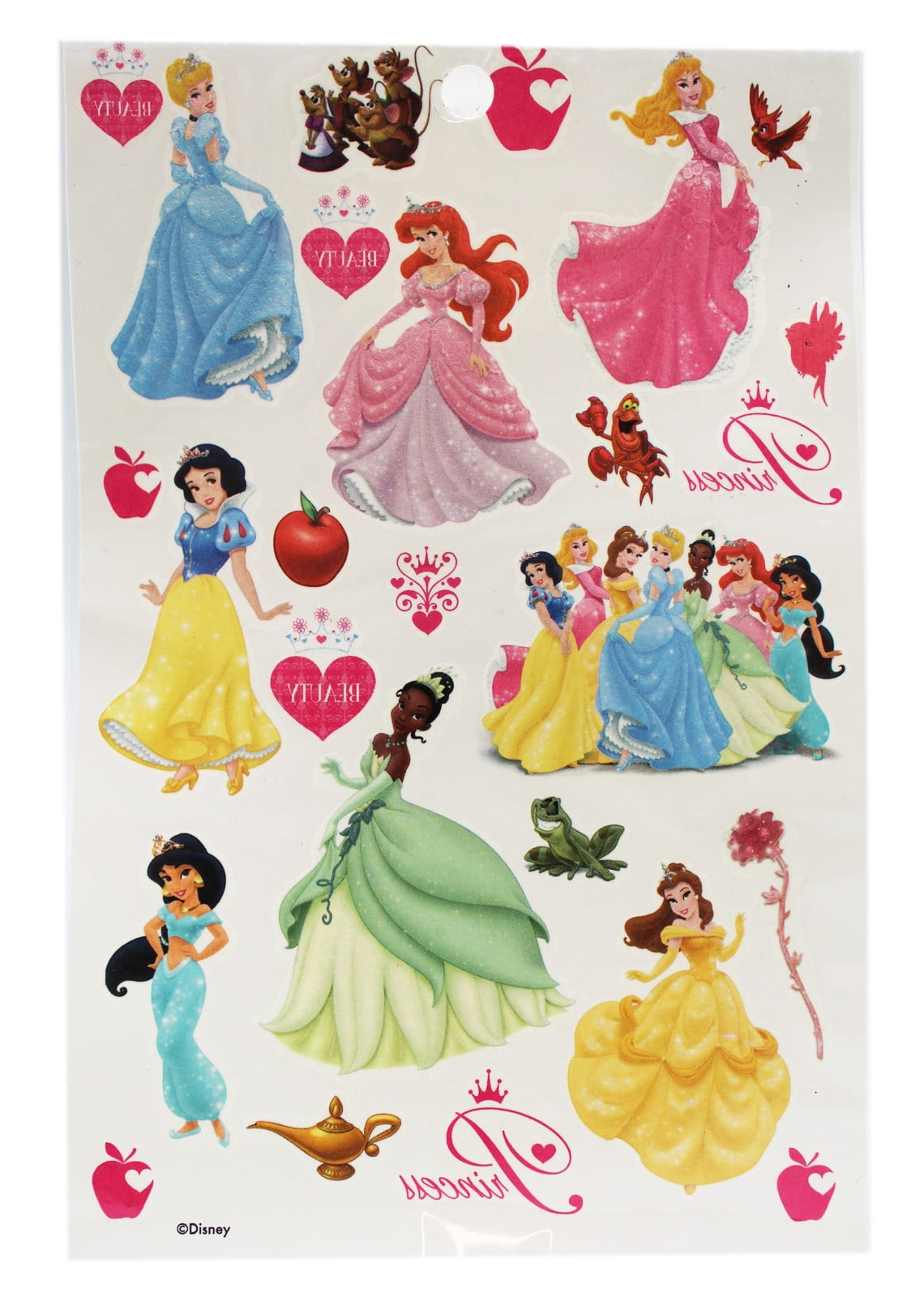 Disney Princess Assorted Character/Design Kids Temporary