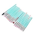 thumbnail image 2 of Makeup Brushes, Eye Brushes, 20-Piece Synthetic Hair Eye Makeup Brush Set for Powder Lip Eyeliner Eyeshadow with Wooden Handles, Professional Beauty Tools for Home and Daily Use, 2 of 4