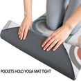 thumbnail image 3 of White Boho Bohemia Rainbow Clouds Sun Pattern Hot Yoga Mat Towel Non Slip for Hot Yoga - Quick-Drying Yoga Mat Cover with 4 Corner Pockets with Travel Bag - Hot Yoga Towel Non Slip 70"x26", 3 of 6