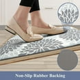 thumbnail image 2 of MeyJey Kitchen Rug Set, 2 Piece Anti Fatigue Non-Slip Waterproof Home Kitchen Mat Runner, Gray/White, 2 of 8