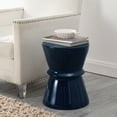 thumbnail image 2 of SAFAVIEH Savello 18" Modern Solid Ceramic Garden Stool, Navy, 2 of 8