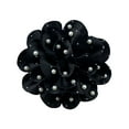 thumbnail image 5 of SmartBy Women Brooch Flower Shape Rhinestone Faux Pearl Anti-slip Bag Coat Collar Hat Scarf Decoration Clothes Pin Party Prom Garment Jewelry, 5 of 7