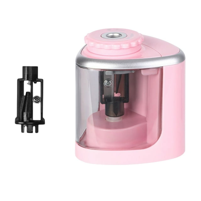 Pencil Sharpener For Students Automatic Battery Powered Sharpening Quiet Operation For Classroom and Art Supplies Stationery Pens Organizer Craft Storage Containers Arts And Crafts for Kids Ages 8-