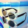 thumbnail image 2 of Gafas de Sol FEISEDY Ovaladas Blancas UV400 para Mujer y Hombre, 2 of 6