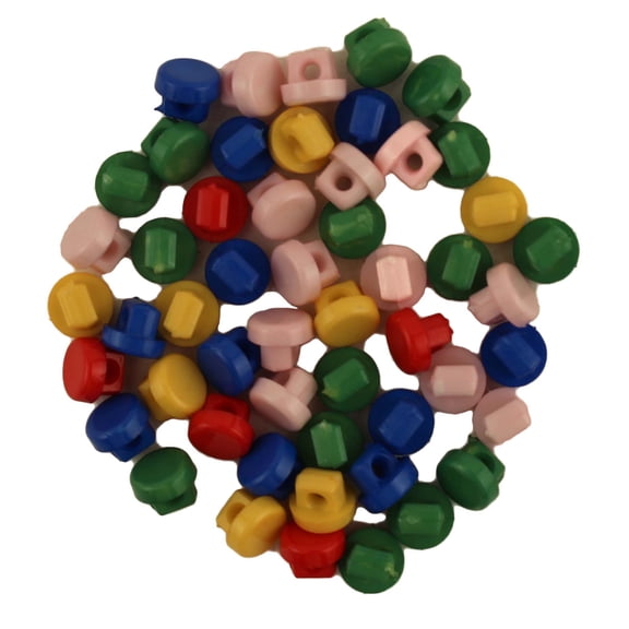 Buttons Galore Tiny Round Buttons - 120 Pieces - Multi Color - 3 Packs