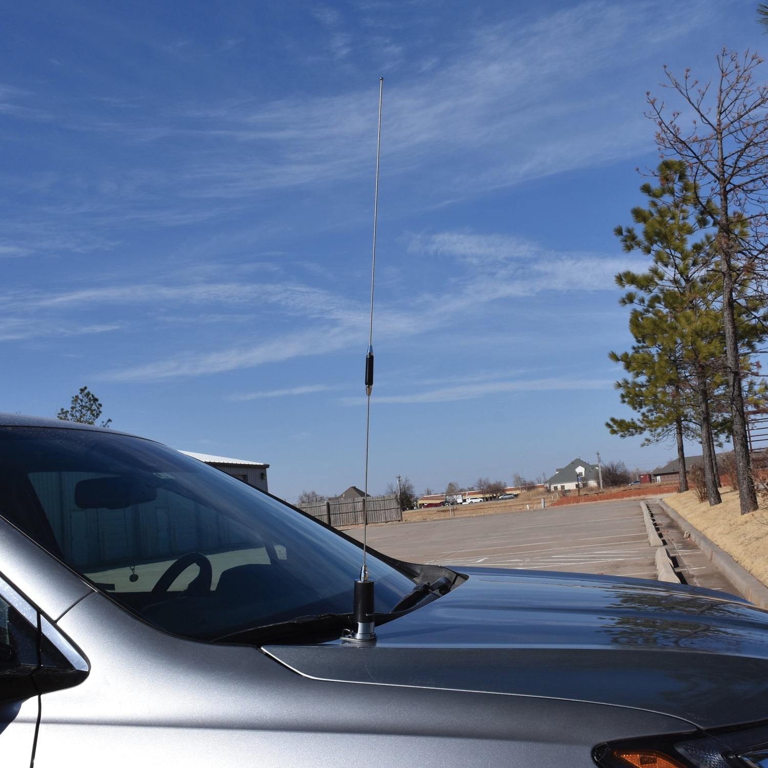 Browning Amateur Dual-Band 144 to 148 MHz/430 to 450 MHz Pretuned NMO Antenna, Chrome