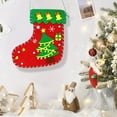 thumbnail image 4 of Christmas Decoration Supplies 4 PCS Small Stockings Craft,DIY Christmas Felt Stockings with Ornaments Handmade Sewing Sock Kits,Christmas Party Handmade DIY Craft Supplies, 4 of 7