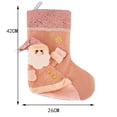 thumbnail image 4 of Odeerbi Christmas Stocking Christmas Tree Decorations Sequin Christmas Stocking Ornaments Gift Bag Pink, 4 of 4