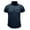 Mens T Shirts Blue, variant on Golf Shirts for Men with Pocket Short Sleeve T-Shirts Mens Casual Solid Color Pullover Button Collared Breathable Slim Athletic Workout Tee Tops